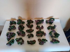 Камень цветной биокерамика риф М, 14&minus;17&nbsp;см