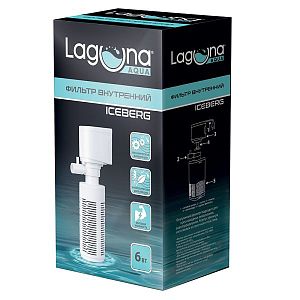 Фильтр внутренний Laguna ICEBERG, 6 Вт, 600 л/ч, до 200 л