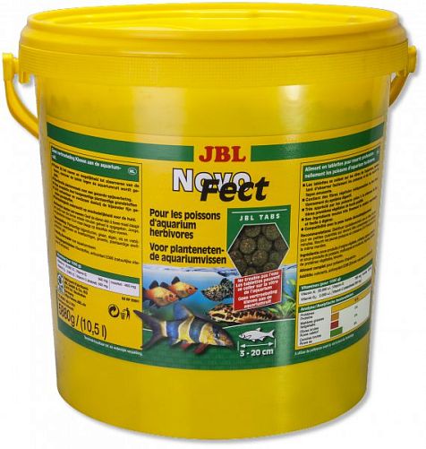 Корм JBL NovoFect для растительноядных рыб и креветок, таблетки 10,5 л