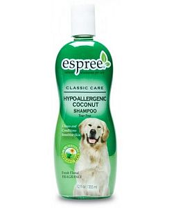 Шампунь Espree CLC Hypo-Allergenic Coconut Shampoo «Без слез» гипоаллергенный для собак и кошек, с кокосом