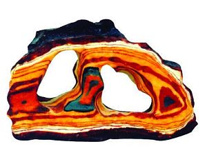 Декор Prime «Радужный камень», пластик, 190х60×120 мм