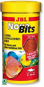 Основной корм JBL NovoBits для привередливых тропических рыб, гранулы 250 мл