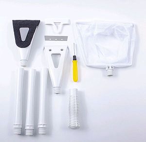 Скребок SUNSUN AS-103 3-in-1&nbsp;многофункциональный с&nbsp;набором насадок для обслуживания аквариума, 80&nbsp;см