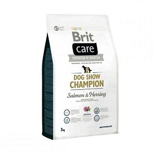 Корм Brit Care Dog Show Champion для выставочных собак, лосось и сельдь с рисом