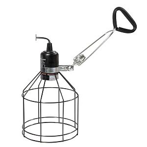 Светильник Repti-Zoo на зажиме, металлическая сетка, 200 Вт, 142 мм