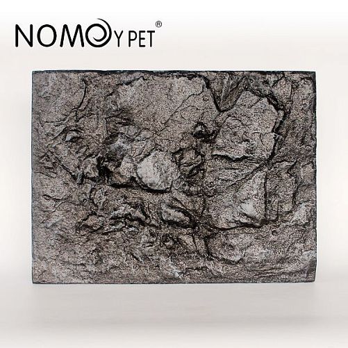 Фон рельефный NOMOY PET для террариумов, камень серый, 60х45х3,5 см