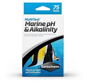 Тест для воды Seachem MultiTest: pH & Alkalinity на уровень pH и общую щелочность, 75 шт.