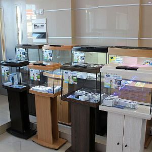 Аквариум КЛАССИК 50R золотой орех, панорамный, светильник LED 8,1&nbsp;Вт, комплект оборудования