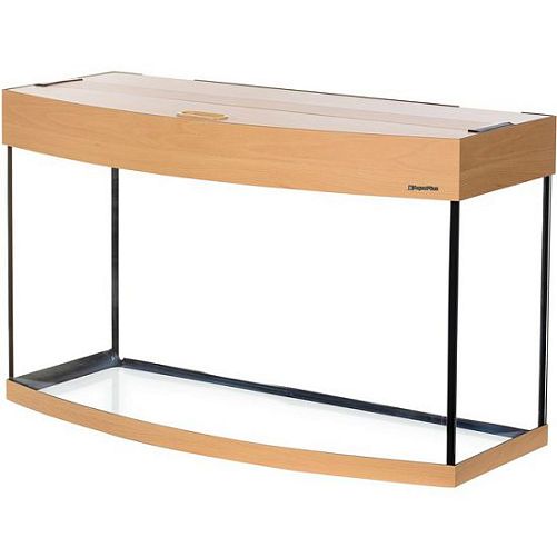 Аквариум LUX Ф170 фигурный, с крышкой и светильником Т8 2х30 Вт, бук, 170 л