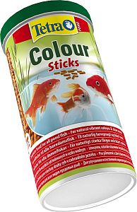 TetraPond Colour Stick специальный корм для усиления окраса прудовых рыб, палочки 1 л