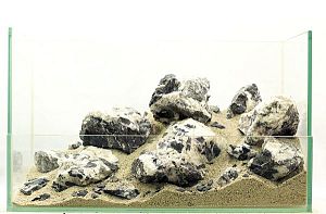 Набор камней GLOXY «Снежный каньон» разных размеров
