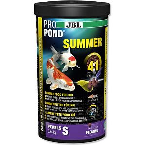 Корм JBL ProPond Summer S основной летний для мелких карпов кои, гранулы 0,34 кг  (1 л)