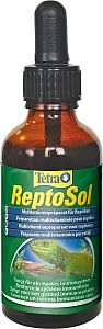 TetraFauna ReptoSol витаминный концентрат для добавление в корм для всех видов рептилий, 50 мл