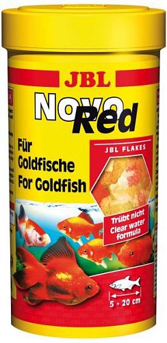 JBL NovoRed основной корм для золотых рыб, хлопья 250 мл