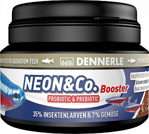 Dennerle Neon & Co Booster основной корм для небольших аквариумных рыб, мини-гранулы 45 г