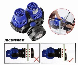Помпа течения SunSun двойная регулируемая с&nbsp;магнитным держателем, 8&nbsp;Вт, 6000&nbsp;л/ч
