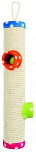 Столбик — когтеточка TRIXIE, сизаль и флис, D 9×51 см, цветной