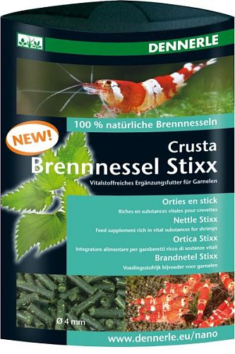 Dennerle Crusta Brennessel Stixx подкормка для креветок, 30 г