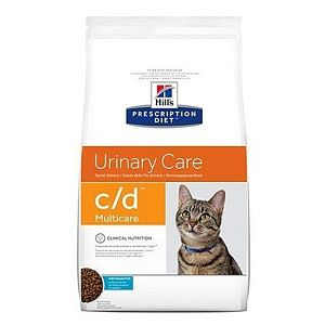 Диета Hill`s Prescription Diet C-D Multicare для профилактики МКБ кошек, с рыбой, 1,5 кг
