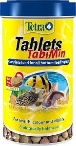TetraTablets TabiMin основной корм для сомов и донных рыб, таблетки 1040 шт.