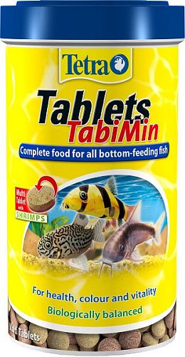TetraTablets TabiMin основной корм для сомов и донных рыб, таблетки 1040 шт.