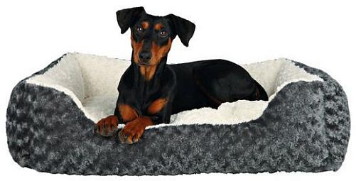 Лежак TRIXIE Kaline для собак, 50х40 см, серый, кремовый