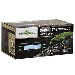 Терморегулятор Repti-Zoo электронный с&nbsp;таймером, 150х75&times;48&nbsp;мм