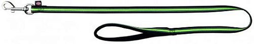 Поводок TRIXIE Fusion, S–L: 1 м, 17 мм, нейлон, черный, зеленый