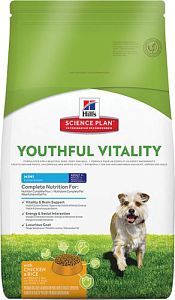 Корм Hill’s Science Plan Adult 7+ Youthful Vitality Mini для пожилых собак мелких пород, с курицей