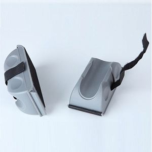 Магнитный скребок BOYU для гнутых аквариумов, держатель для шлангов, серый, 105x50&times;75&nbsp;мм