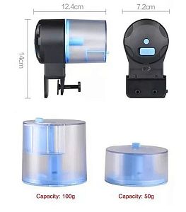 Автокормушка SUNSUN с&nbsp;таймером, индикация времени и&nbsp;разряда, большая круглая
