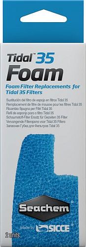 Губка для рюкзачного фильтра Seachem Tidal 35, 2 шт.