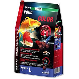 Корм JBL ProPond Color L для усиления окраски крупных карпов кои, гранулы 5 кг  (12 л)