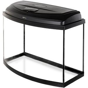 АК&nbsp;Аквариум с&nbsp;крышкой, фигурный, черный, 70&nbsp;л