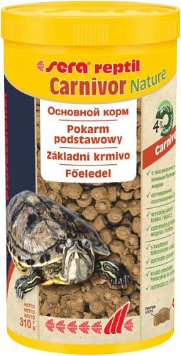 Корм Sera REPTIL PROFESSIONAL CARNIVOR для плотоядных рептилий, 1 л