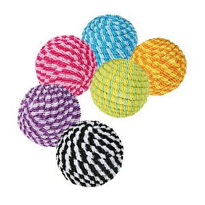 Набор игрушек TRIXIE «Мячи спиральные» для кошек, 4 см, 54 шт.