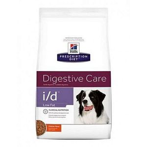 Диета Hill's Prescription Diet I/D Low Fat низкожировой для собак при заболеваниях ЖКТ, 1,5 кг