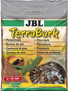 Донный субстрат JBL TerraBark из коры пинии для террариумов, гранулы 2−10 мм, 5 л