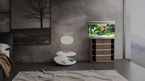 Пресноводный аквариум с тумбой STELLEX AQUA 135, 135 л, 81x41x132 см