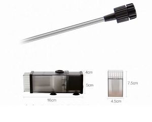 Фильтр-скимер внутренний SUNSUN JY-02&nbsp;с&nbsp;регулятором потока воды и&nbsp;воздуха, 3&nbsp;Вт, 300&nbsp;л/ч