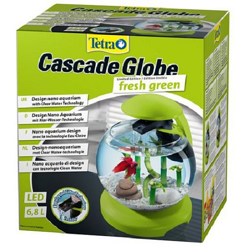 Tetra Cascade Globe аквариум круглый, зеленый, 6,8 л