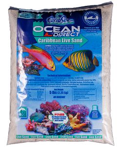 Carib Sea Ocean Direct Oolite песок живой оолитовый, 0,1−0,7 мм, 9,07 кг