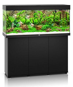 Тумба JUWEL Рио 240 SBX для аквариума, черная, 121x41×73 см