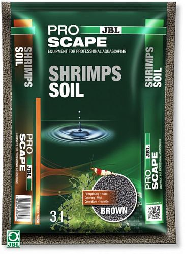 JBL ProScape ShrimpsSoil BROWN питательный грунт для аквариумов с креветками, коричневый, 3 л