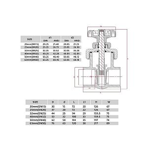 Кран FlowColour&Sanking тонкой регулировки 25 ЧЕРНЫЙ