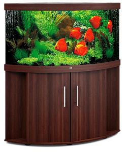 Тумба для аквариума JUWEL Trigon 350 SBX темное дерево, 123×87/87×65 см