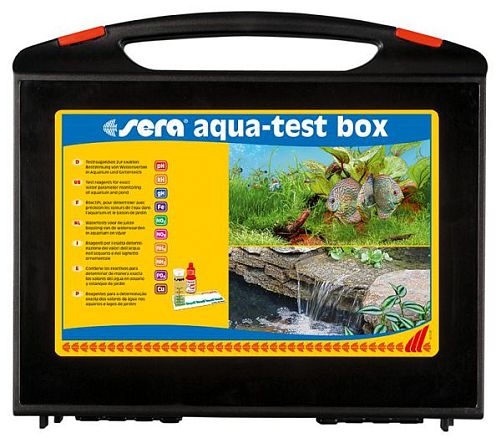 Набор тестов для воды Sera  AQUA-TEST-BOX (+Cu)