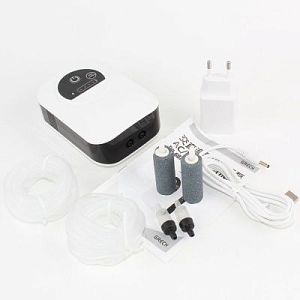 Компрессор SunSun CP-602 AC/DC регулируемый, двухканальный, 1,5 Вт, 2×1 л/мин