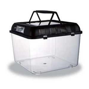 Фаунариум Naribo PC-205 для мелких животных, черный, 20,5×20,5×17 см