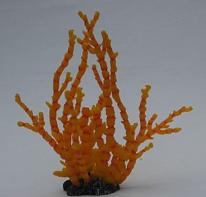 Коралл VITALITY мягкий, пластик, желтый, 23х12×22 см